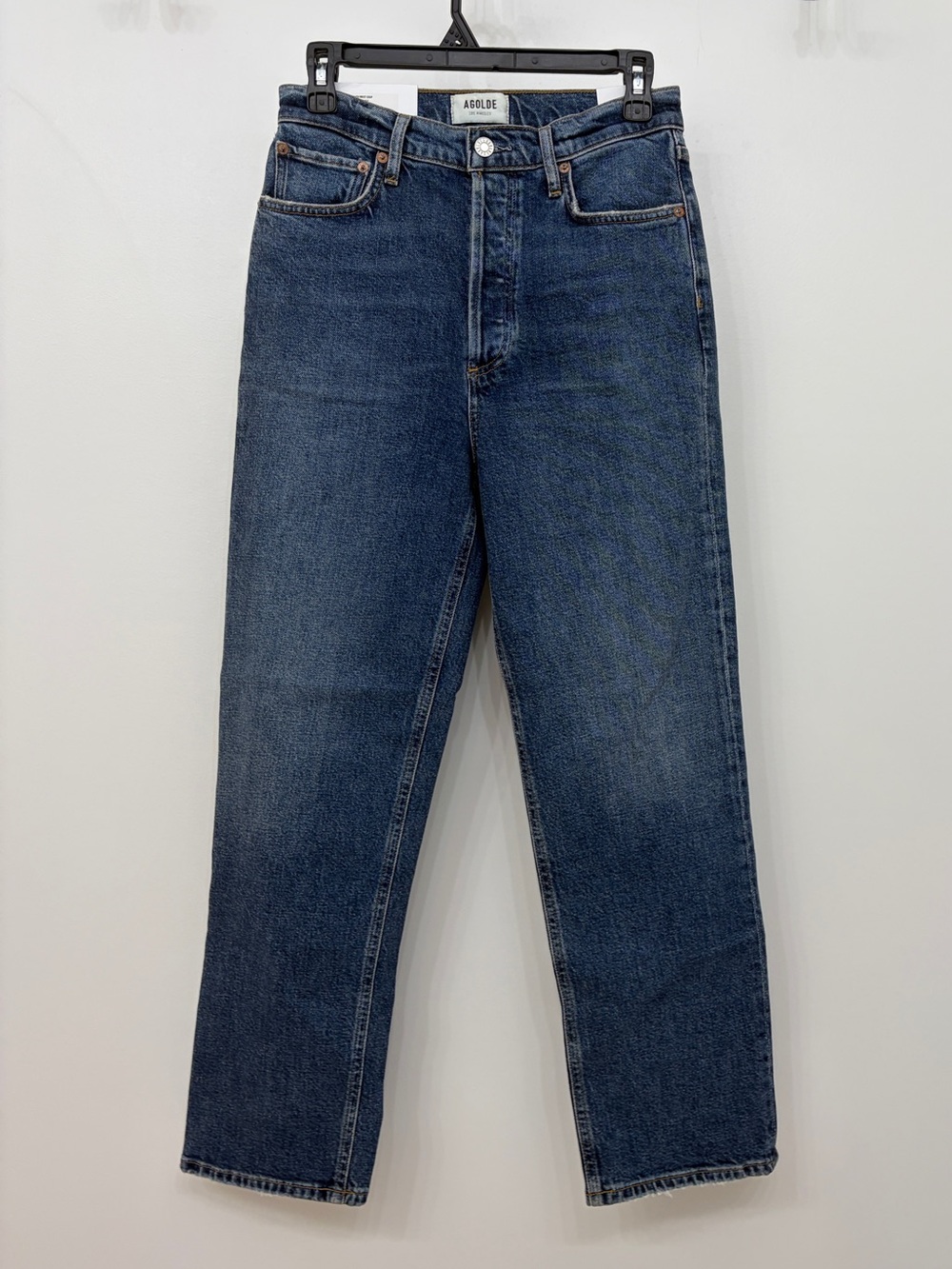 AGOLDE 90's Pinch Waist Crop Jeans in Solace size 27 high rise straight leg - Picture 3 of 12